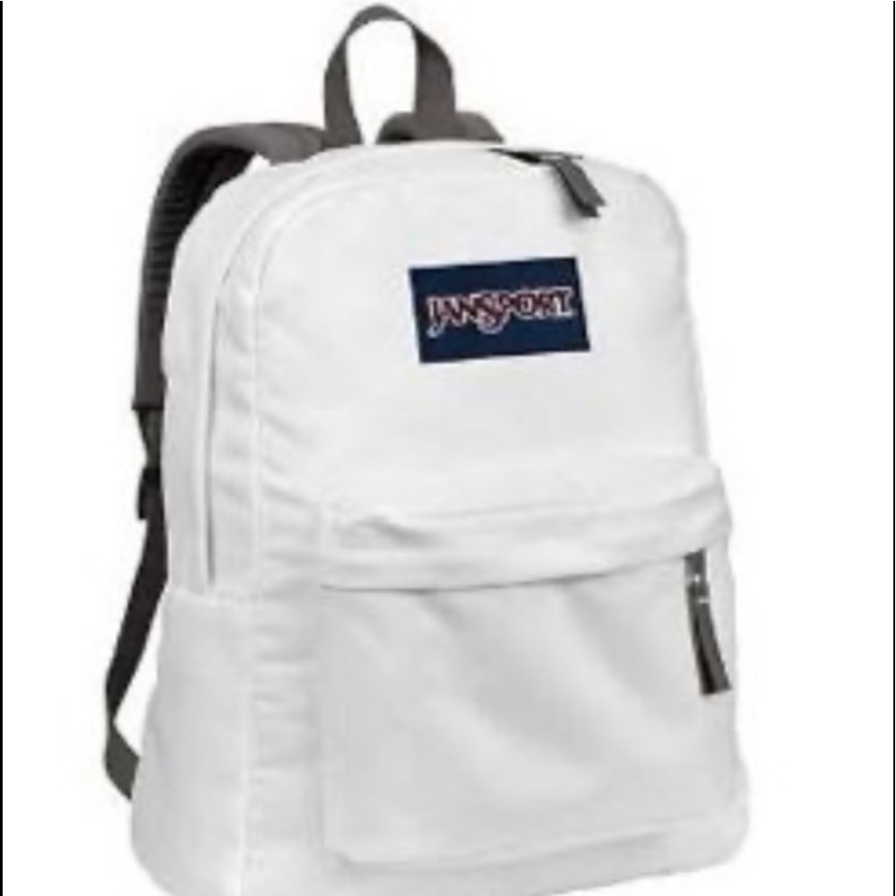 White Jansport Backpack